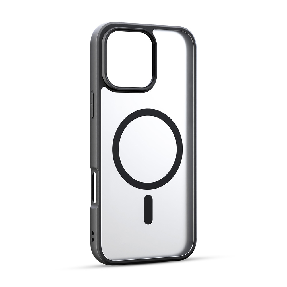 Etteri Matt Mag-fodral för iPhone 16 Pro Max 6,9 tum svart