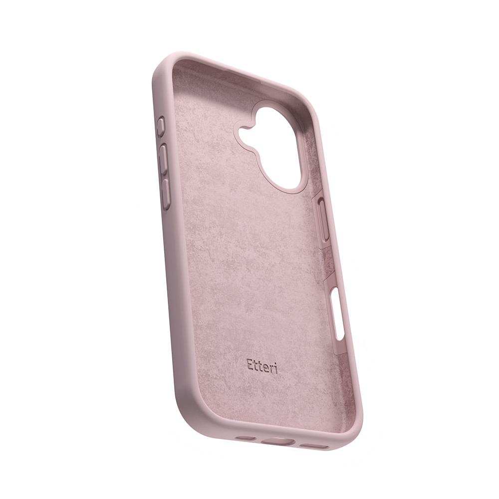 Etteri Silikonfodral till iPhone 16 Plus 6,7″ ljusrosa