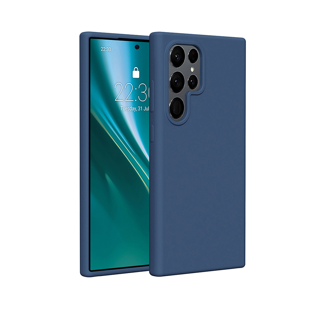 Etteri Silicone case for Samsung Galaxy S25 Ultra dark blue