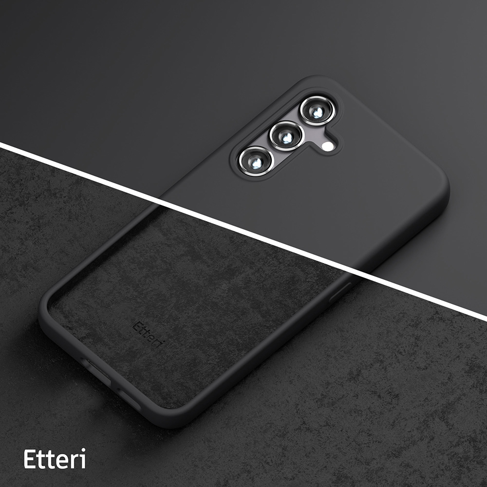 Etteri Silicone case for Samsung Galaxy A17 5G black