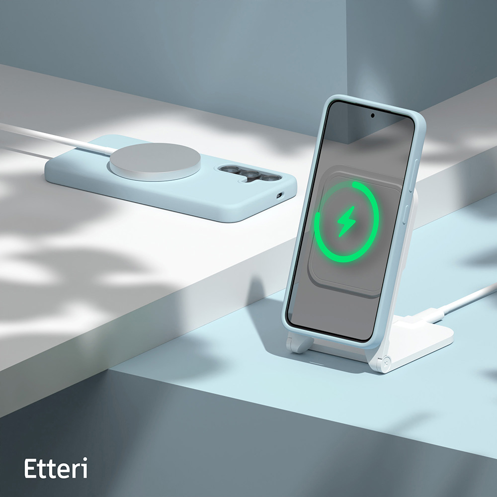 Etteri Silicone case för Samsung Galaxy S24 ljusblå