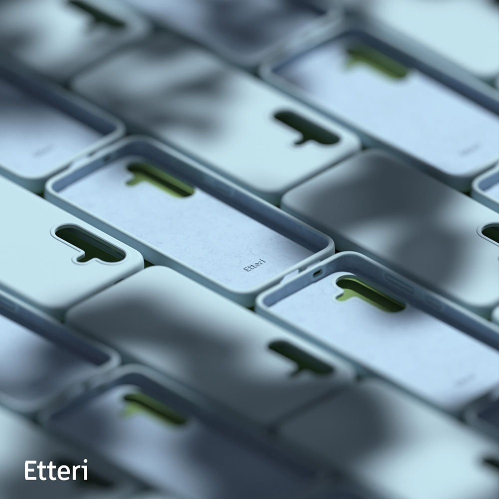 Etteri Silicone case för Samsung Galaxy S24 ljusblå