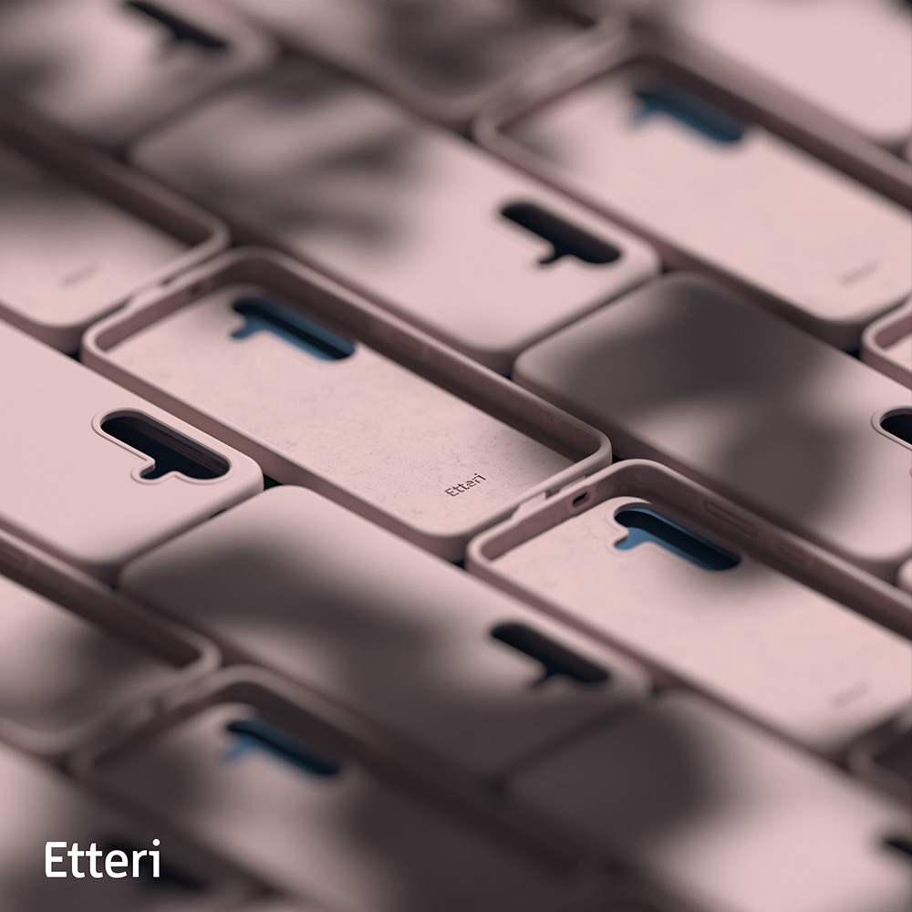 Etteri Silicone case for Samsung Galaxy A17 5G light pink