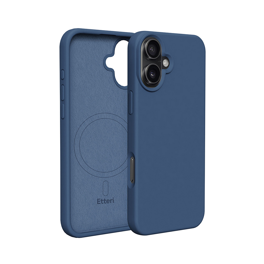 Etteri Silicone Mag case for iPhone 17 Pro Max dark blue