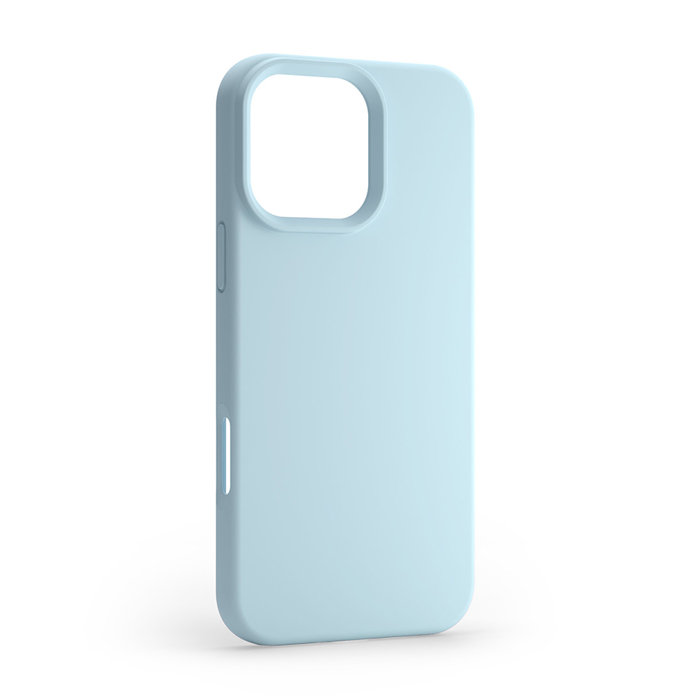 Etteri Silicone Mag case for iPhone 16 Pro 6,3″ light blue