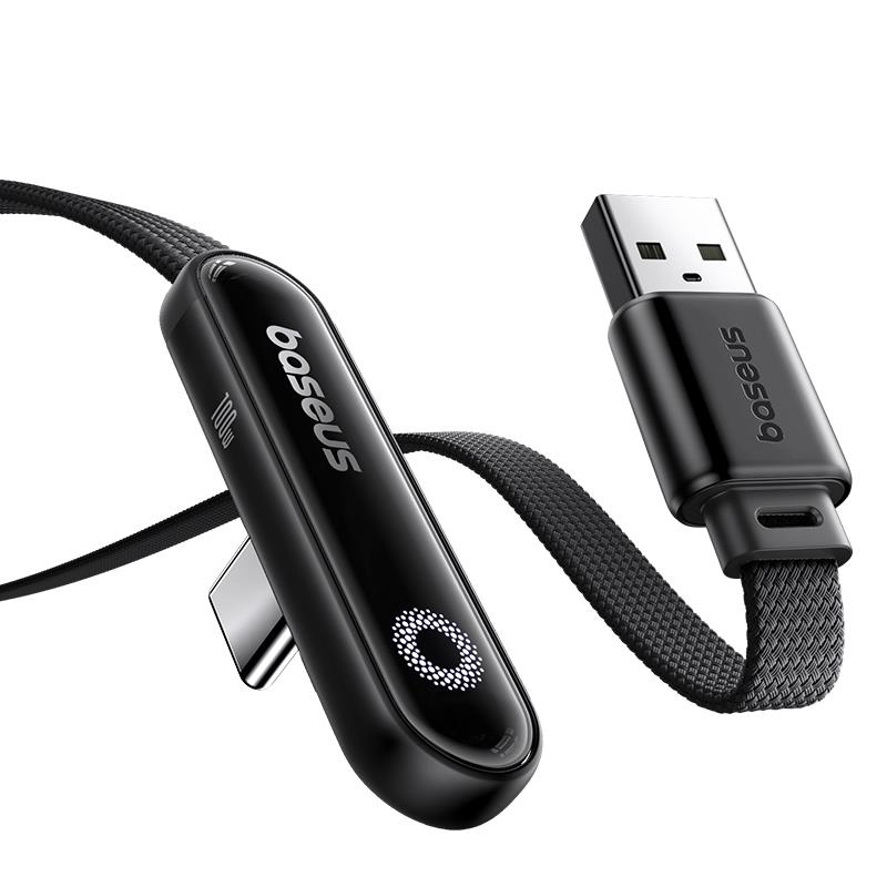 Baseus MVP 3 Fast Charging Cable USB-A to USB-C 100W 1m Cosmic Black