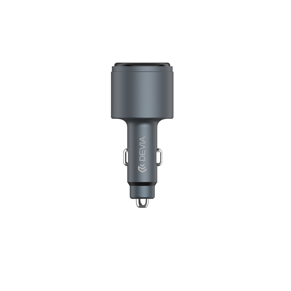 Devia car charger Extreme Metal PD QC 116W 1x USB 2x USB-C black