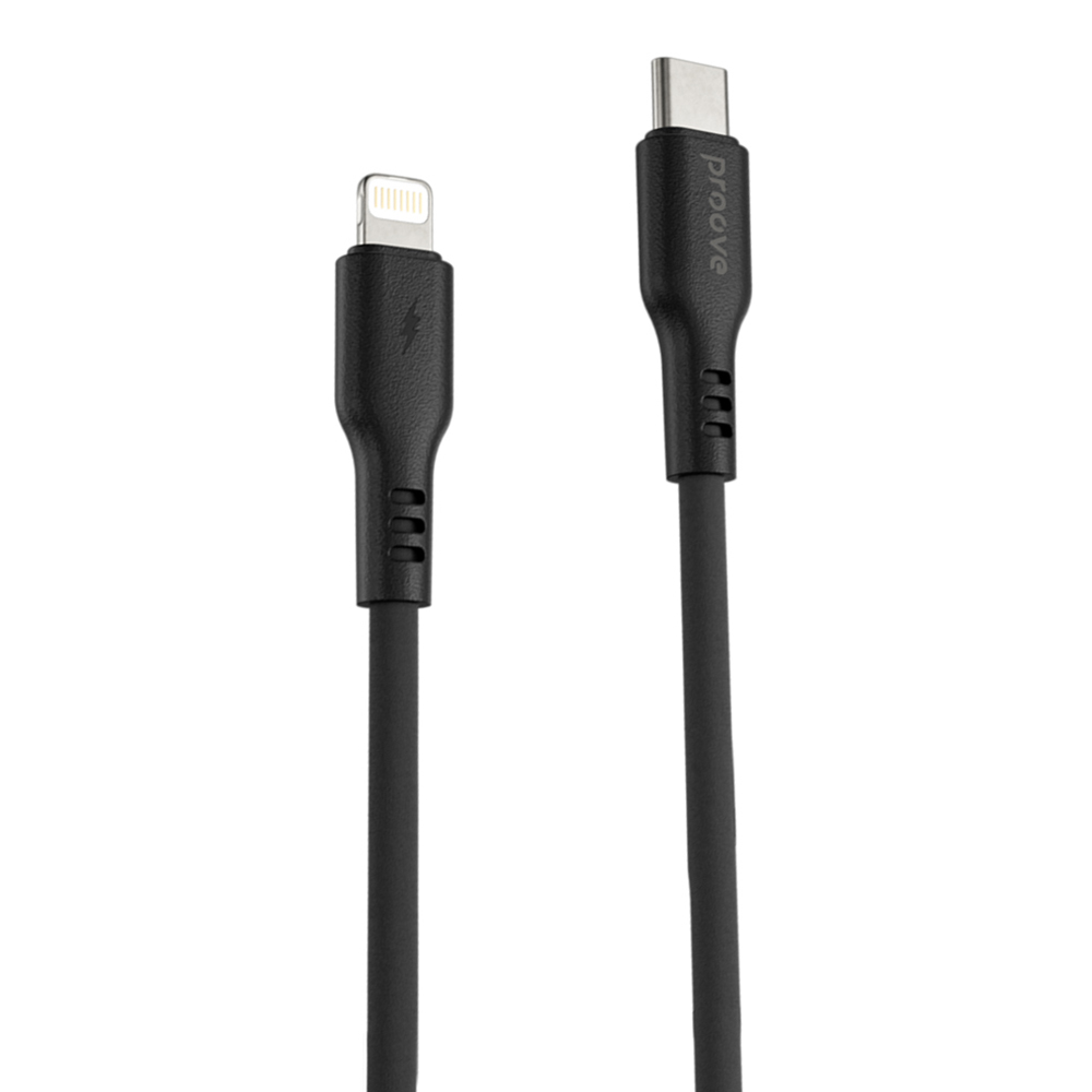 Proove kabel Rebirth USB-C – Lightning 1m 27W svart