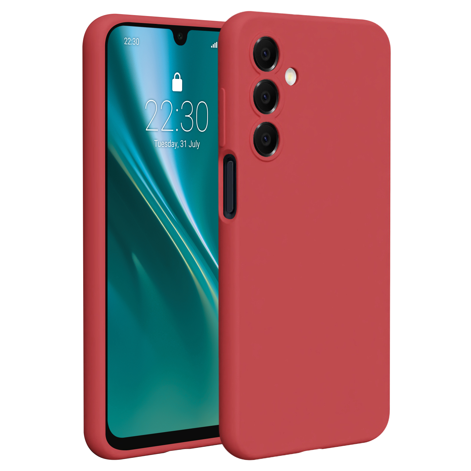 Etteri Silicone Mag case for iPhone 17 raspberry