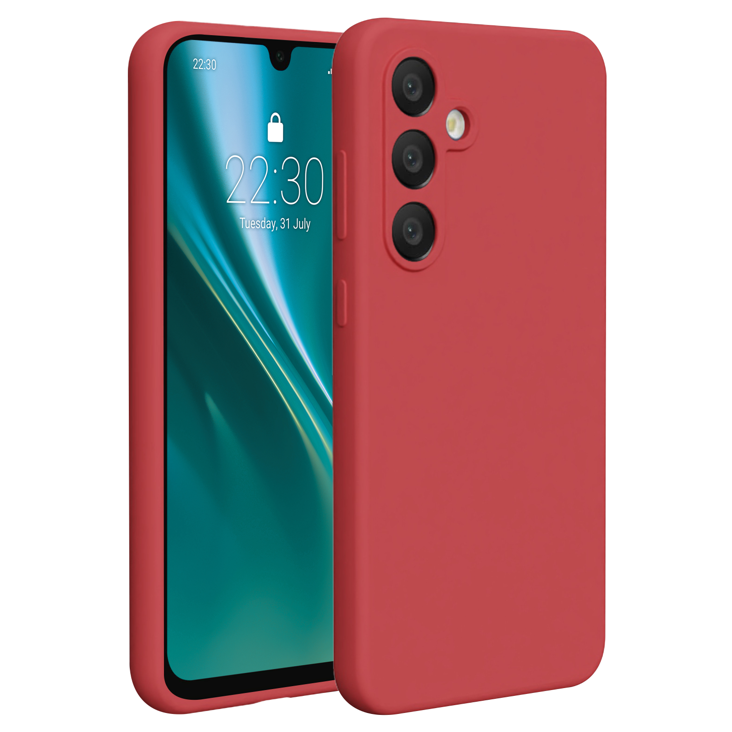 Etteri Silicone case för Samsung Galaxy S24 FE, hallon