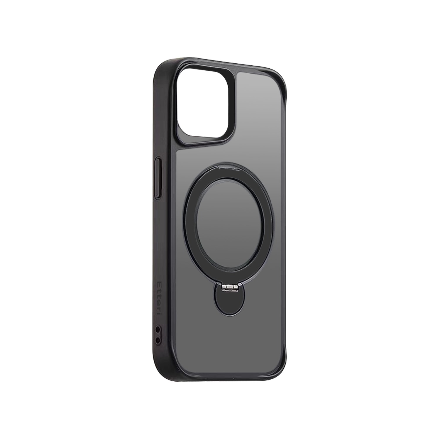 Etteri Matt Mag Ring case for iPhone 13 6,1″ black