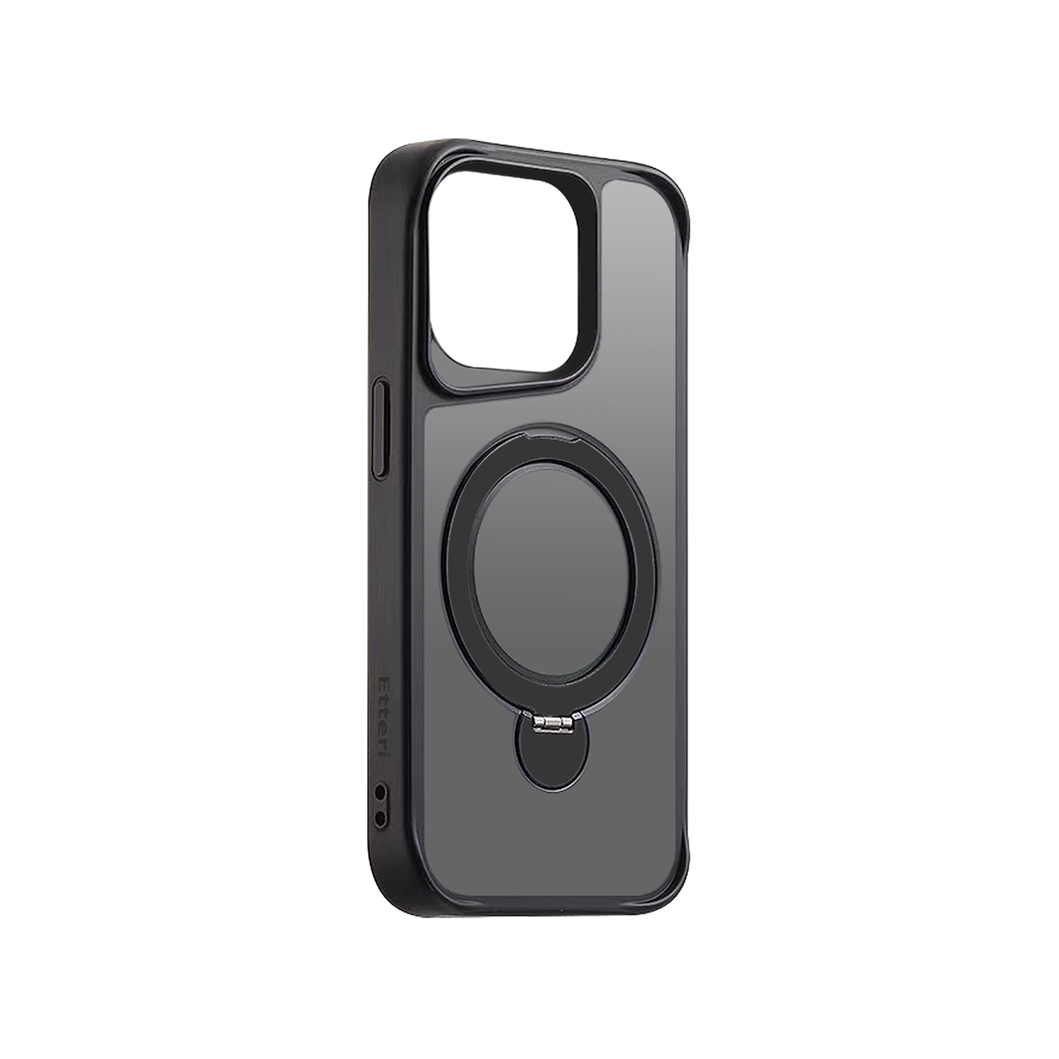 Etteri Matt Mag Ring case for iPhone 15 Pro 6,1″ black
