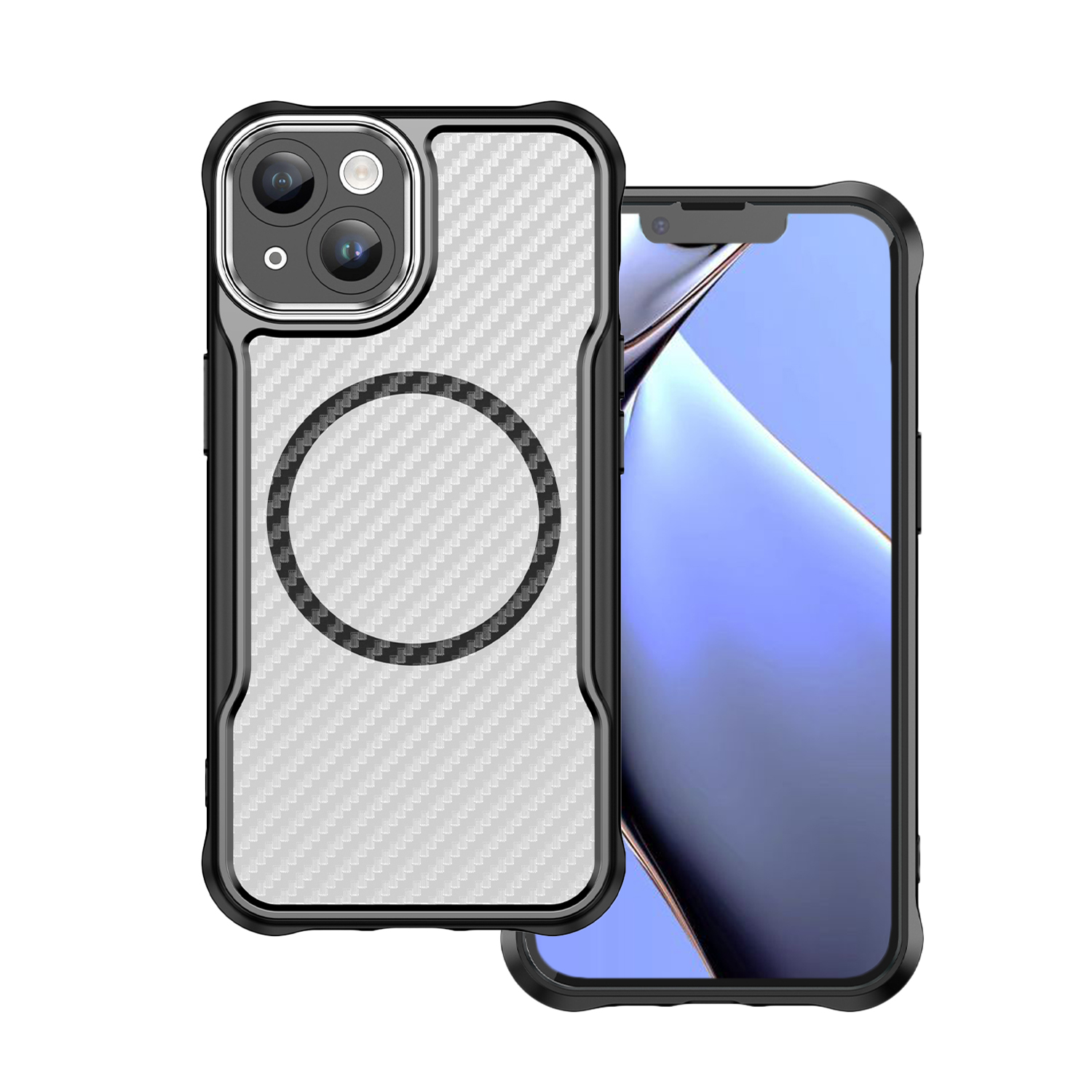 Defender Carbon Mag case for iPhone 13 6,1″ black