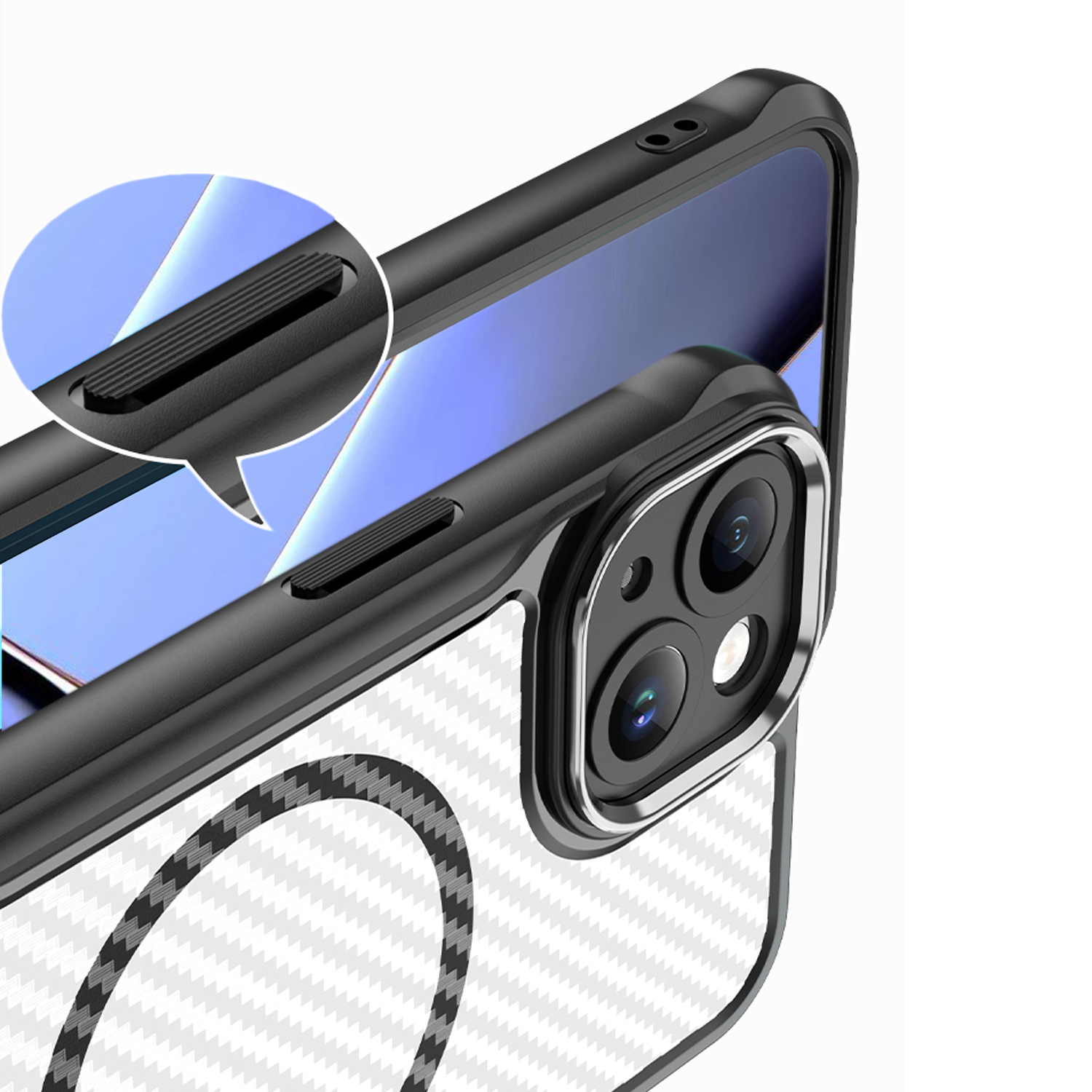 Defender Carbon Mag case for iPhone 13 6,1″ black