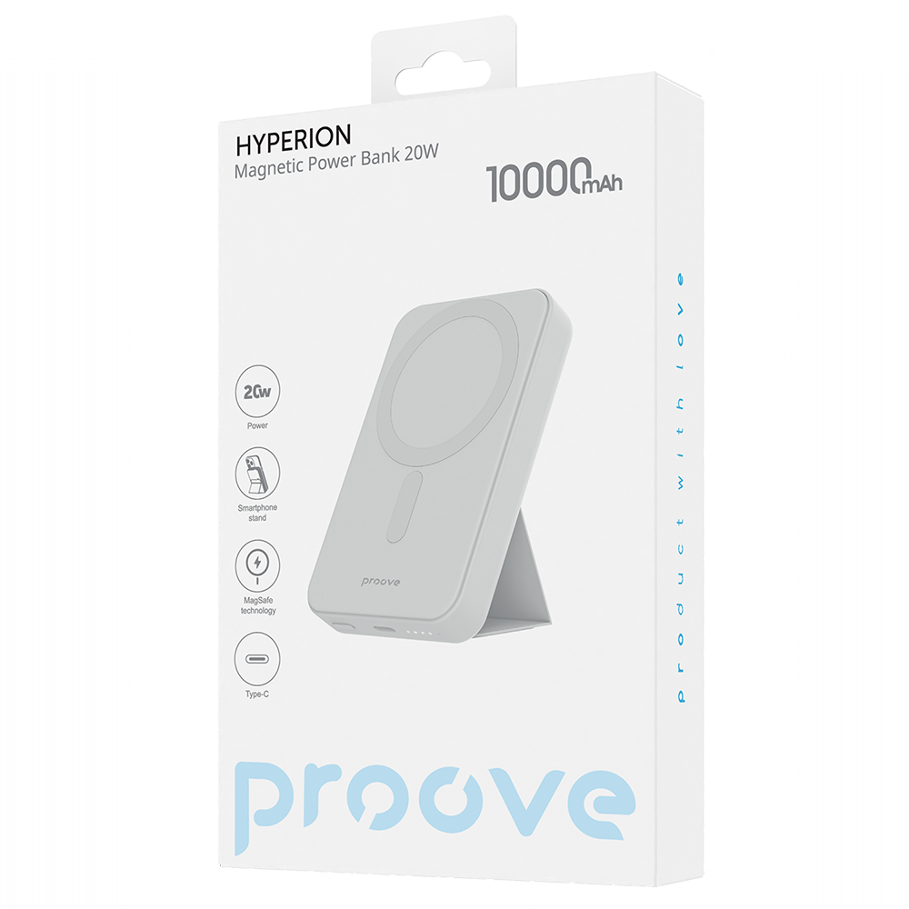 Proove power bank Hyperion 20W 10000mAh vit