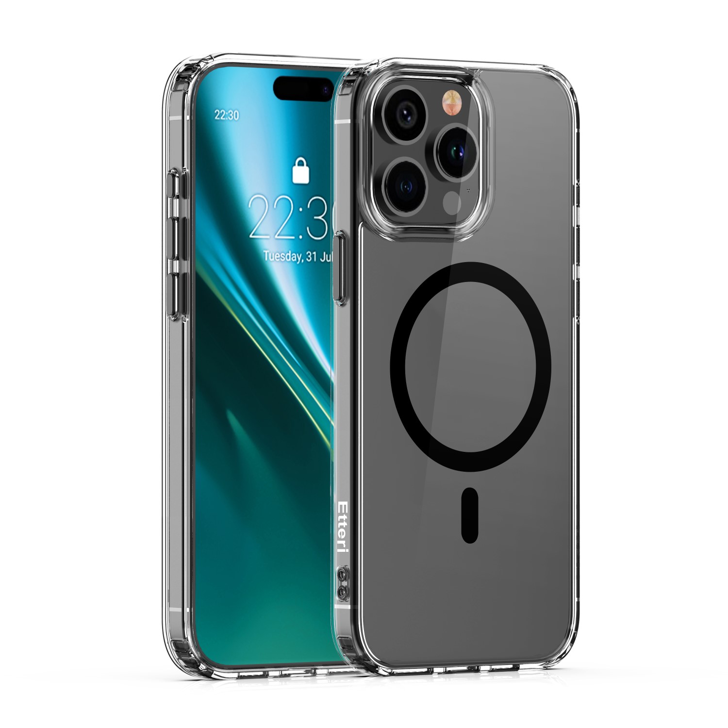 Etteri Color Mag case for iPhone 12 / 12 Pro 6,1″ black