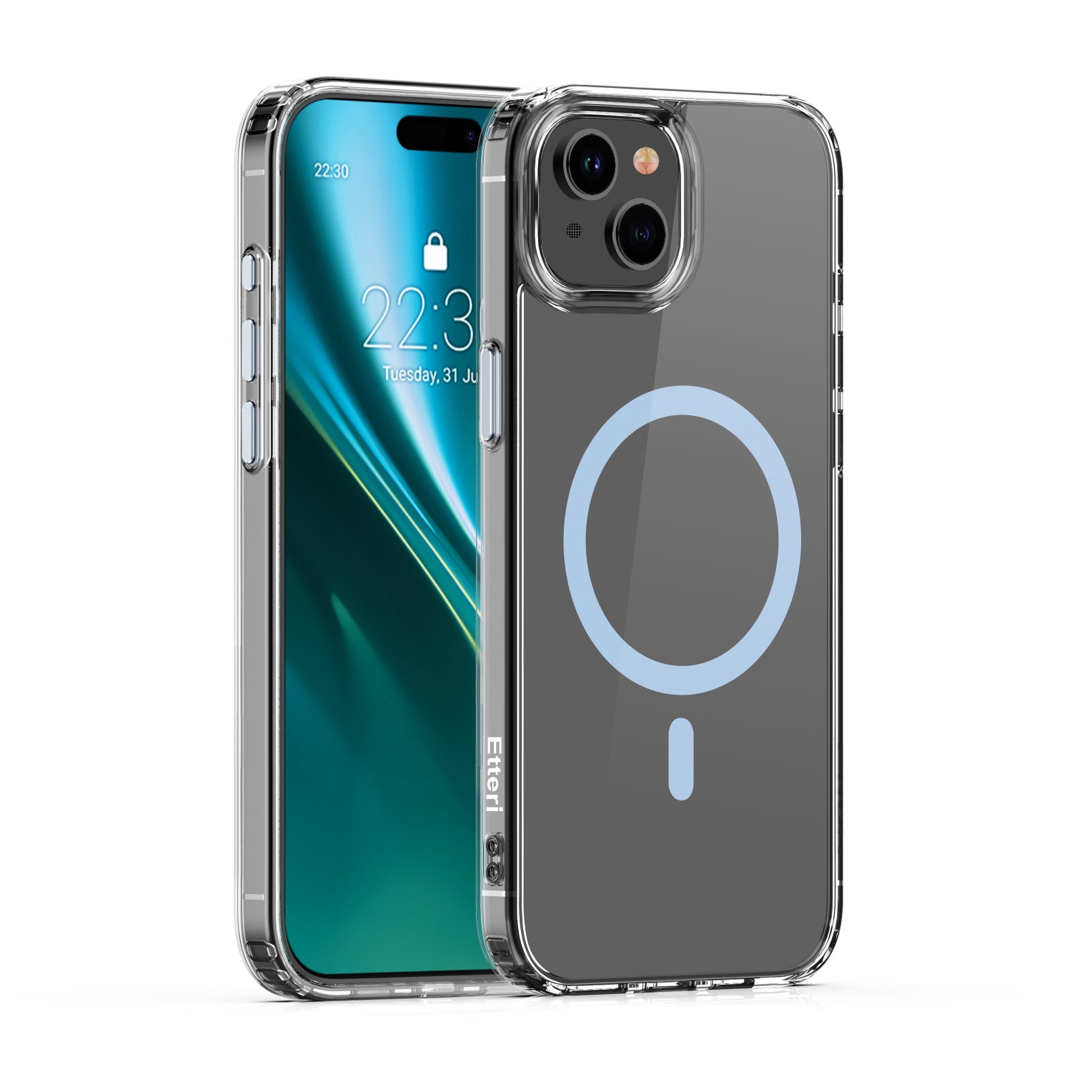 Etteri Color Mag case for iPhone 14 6,1″ light blue