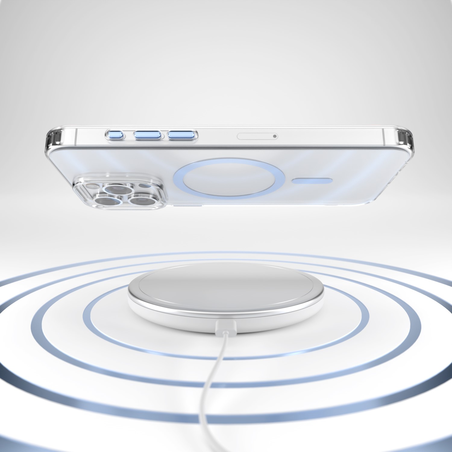 Etteri Color Mag-fodral för iPhone 15 Pro 6,1″ ljusblå