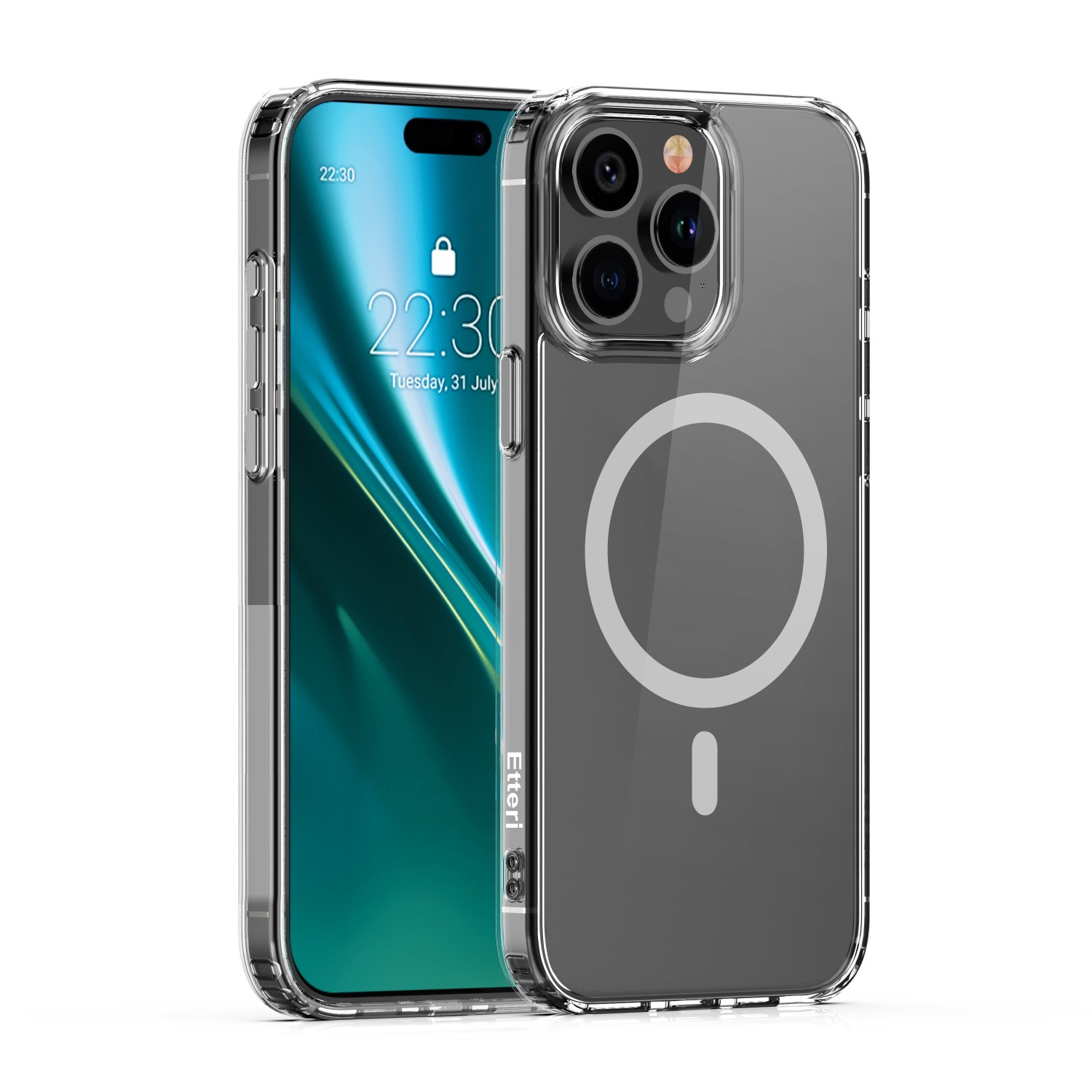 Etteri Color Mag case for iPhone 15 Pro 6,1″ grey