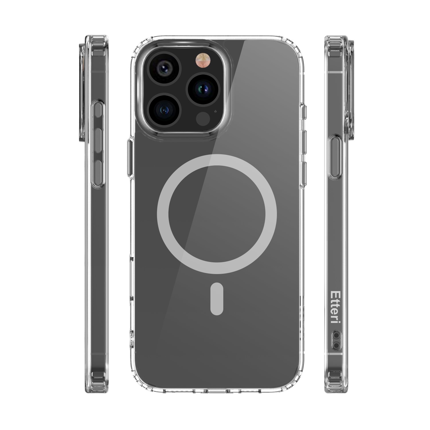 Etteri Color Mag case for iPhone 15 Pro 6,1″ grey