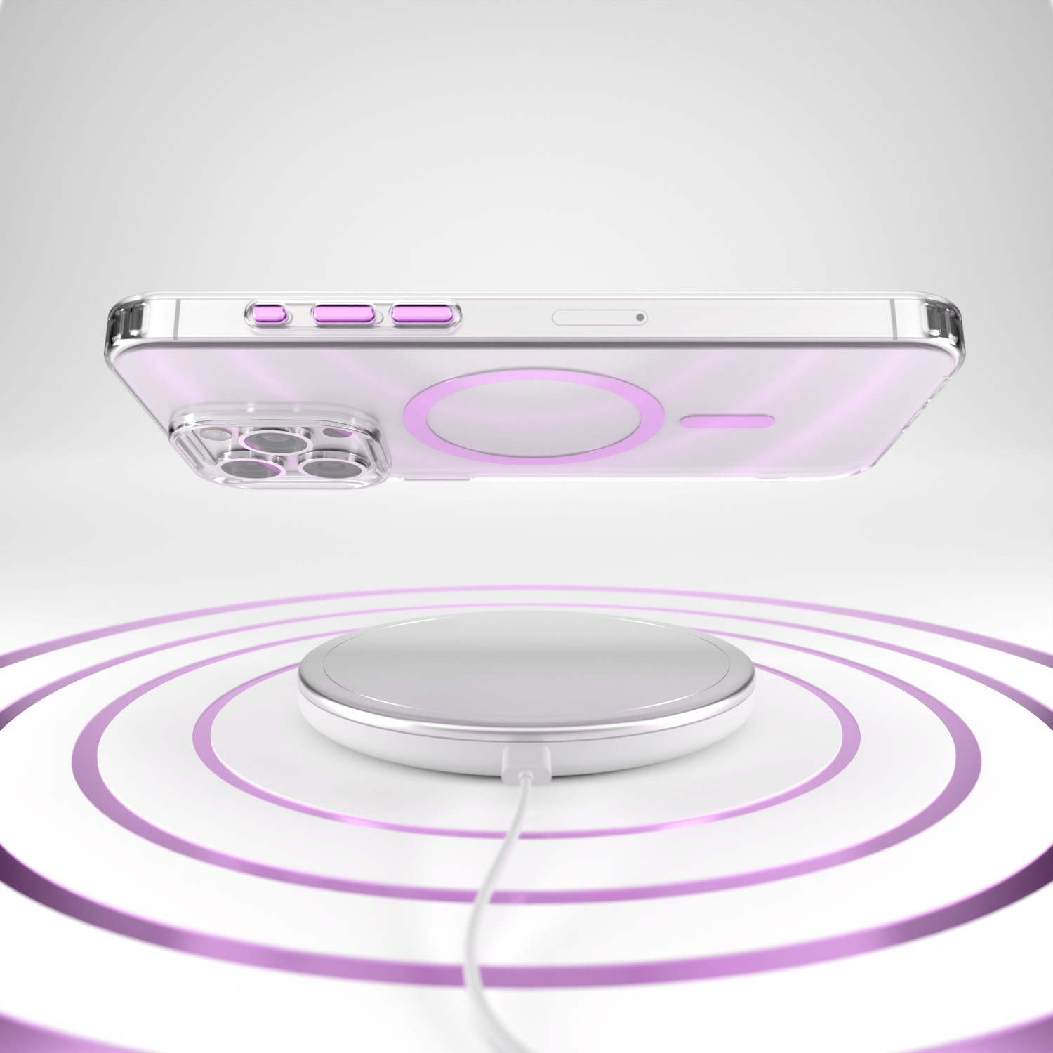 Etteri Color Mag case for iPhone 15 Pro Max 6,7″ pink