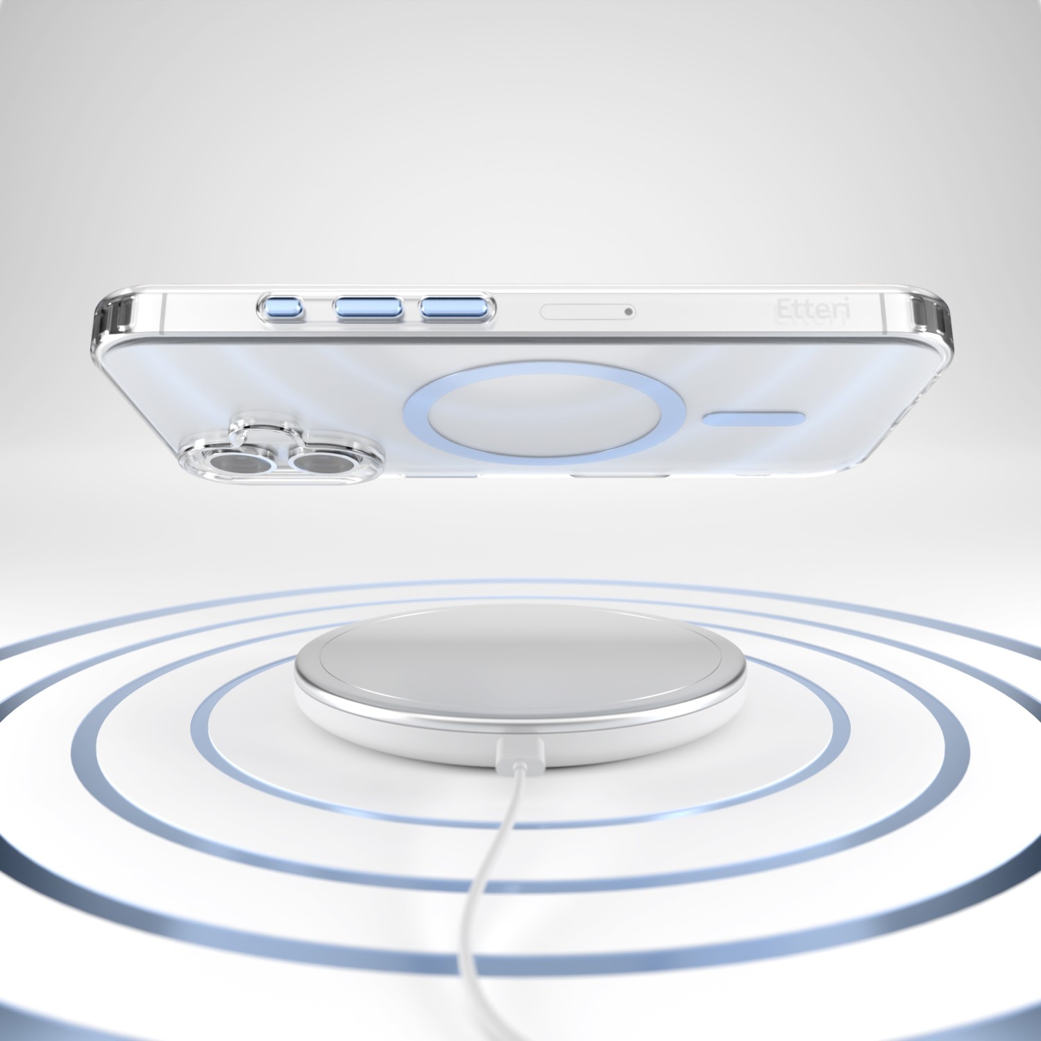 Etteri Color Mag case for iPhone 16 6,1″ light blue