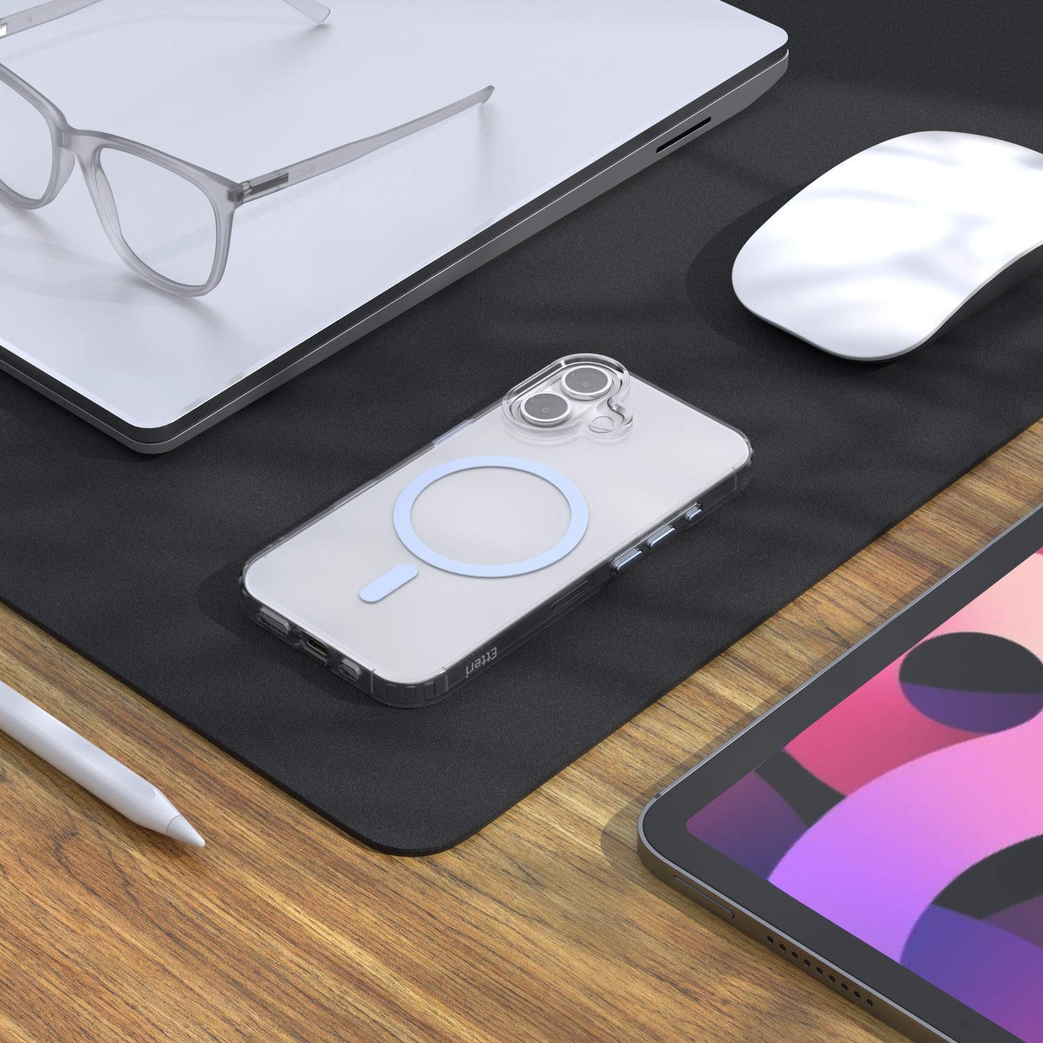 Etteri Color Mag-fodral för iPhone 16 Plus 6,7″ ljusblå