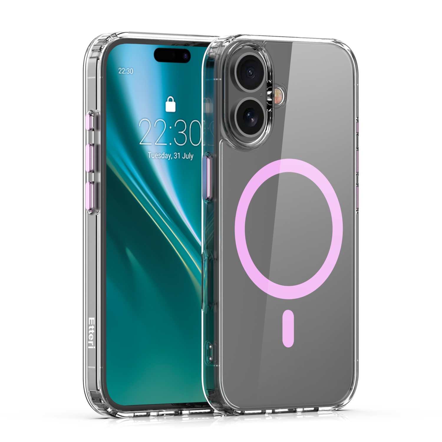 Etteri Color Mag-fodral för iPhone 16 Plus 6,7″ i rosa