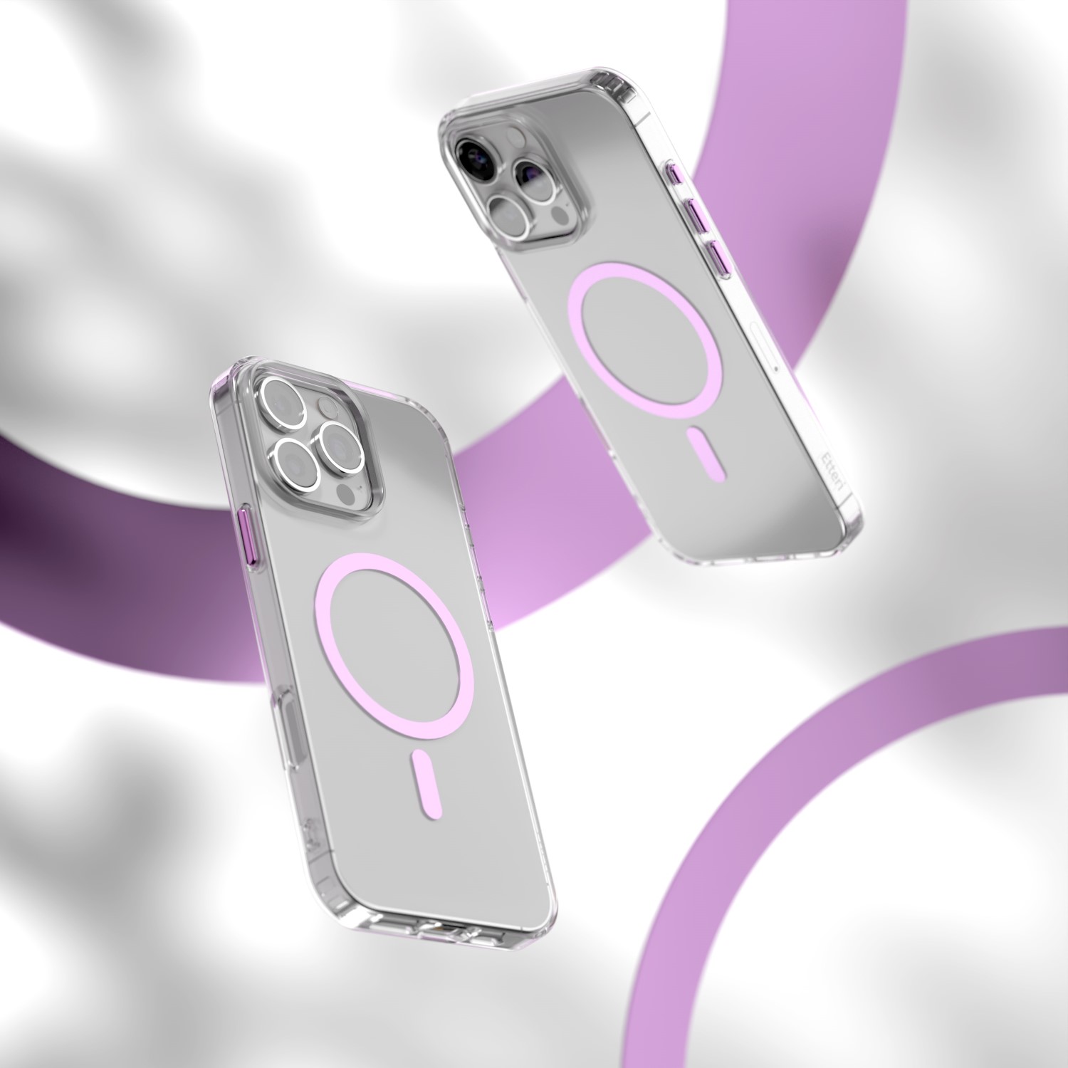 Etteri Color Mag-fodral för iPhone 16 Pro 6,3″ rosa