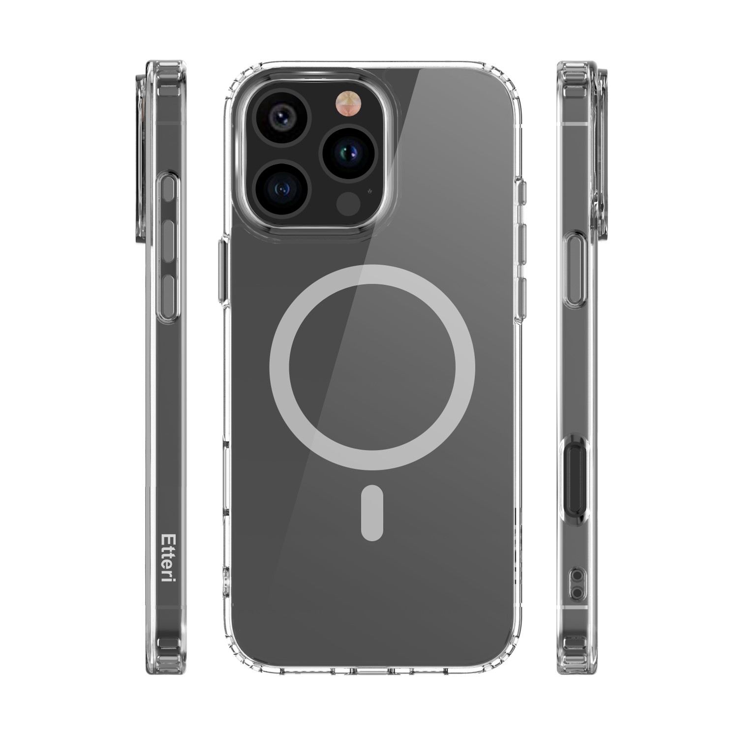 Etteri Color Mag case for iPhone 16 Pro Max 6,9″ grey