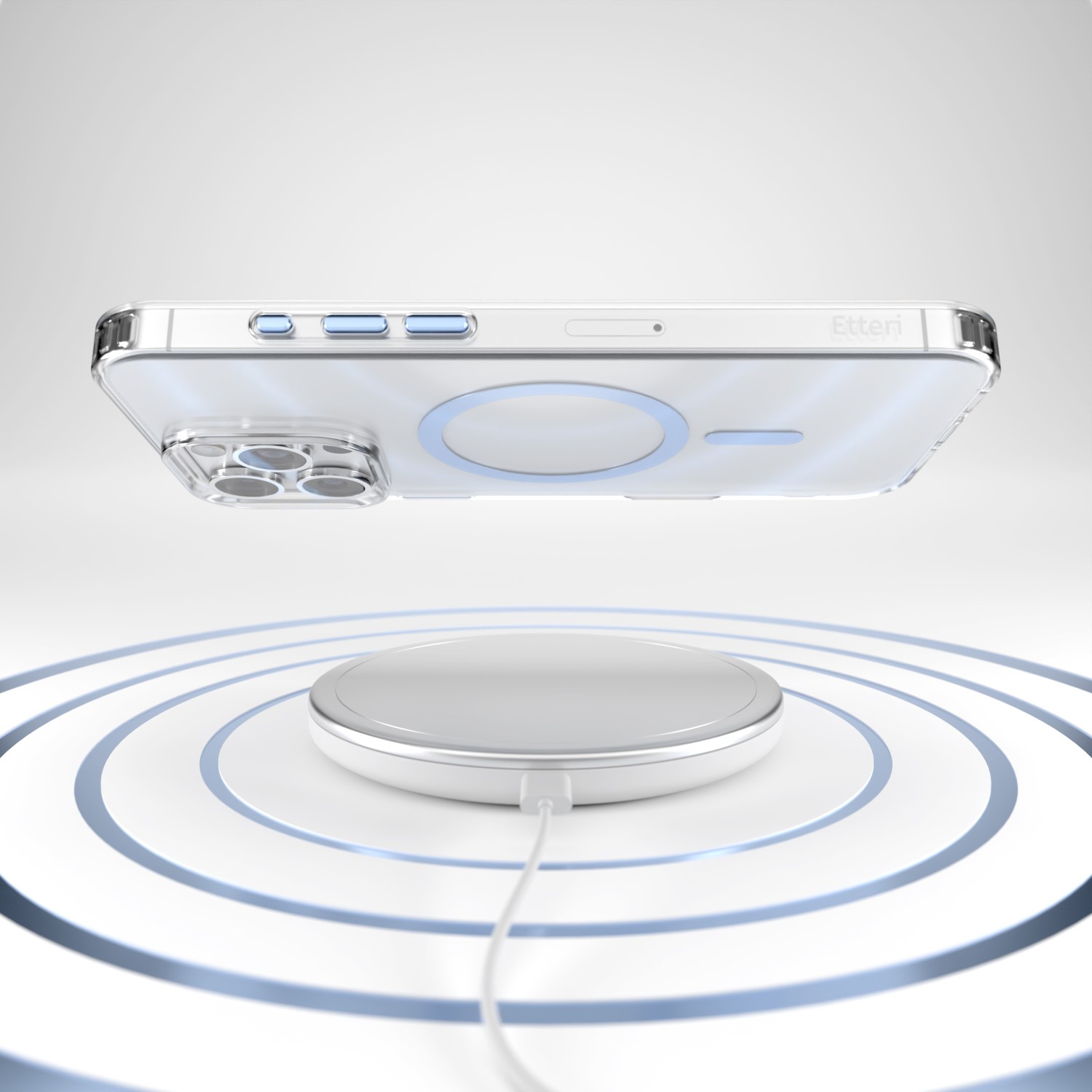 Etteri Color Mag-fodral för iPhone 16 Pro Max 6,9″ ljusblå