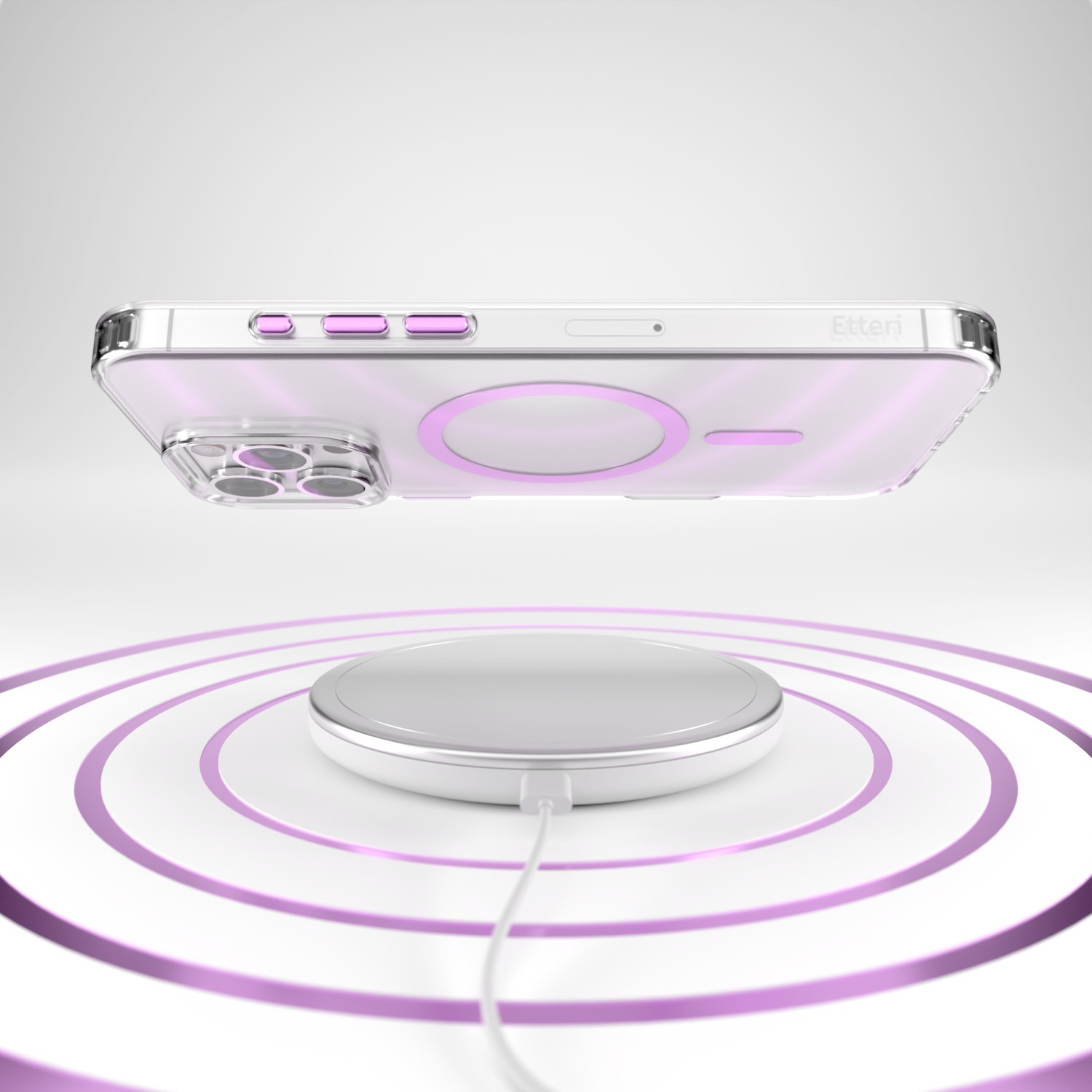 Etteri Color Mag case for iPhone 16 Pro Max 6,9″ pink