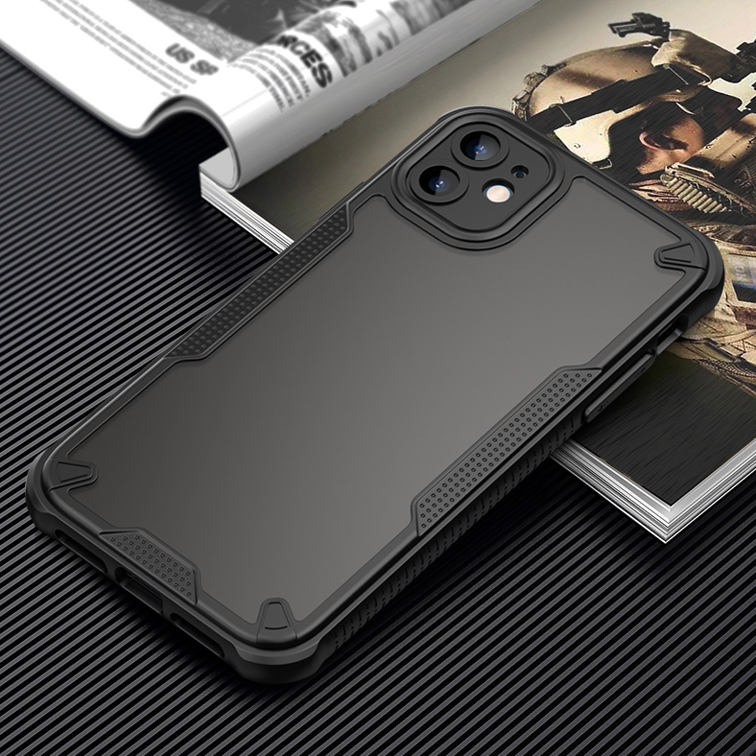 Defender Matt case for iPhone 11 black