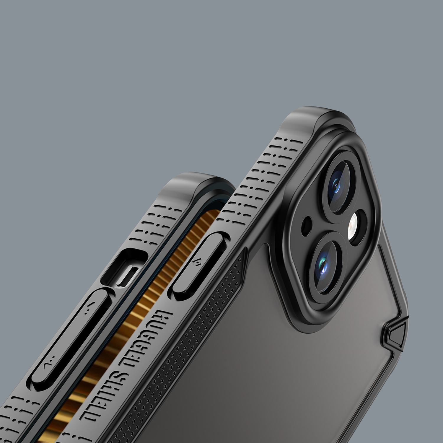 Defender Matt case for iPhone 15 6,1″ black