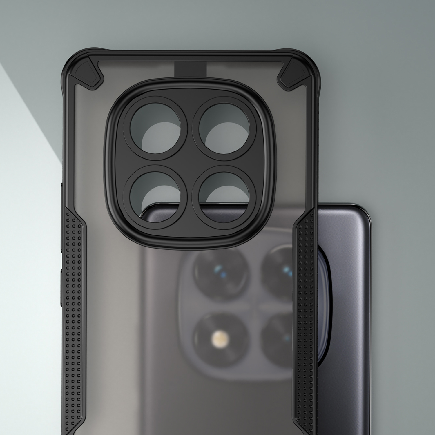 Defender Matt case for Xiaomi Redmi Note 14 Pro 5G (Global) black