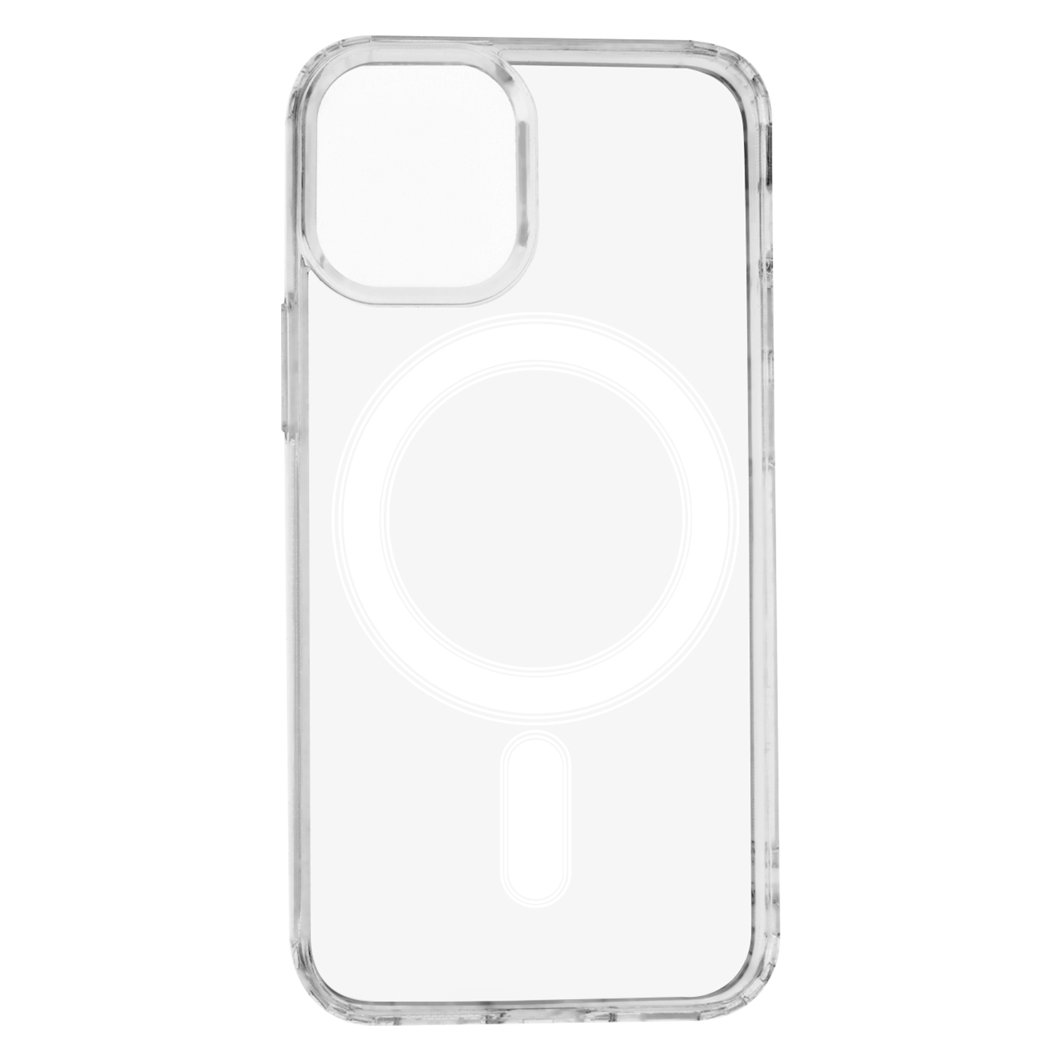 Anti Shock 1,5 mm Mag-fodral för iPhone 12 Mini 5,4″ transparent med stort hål