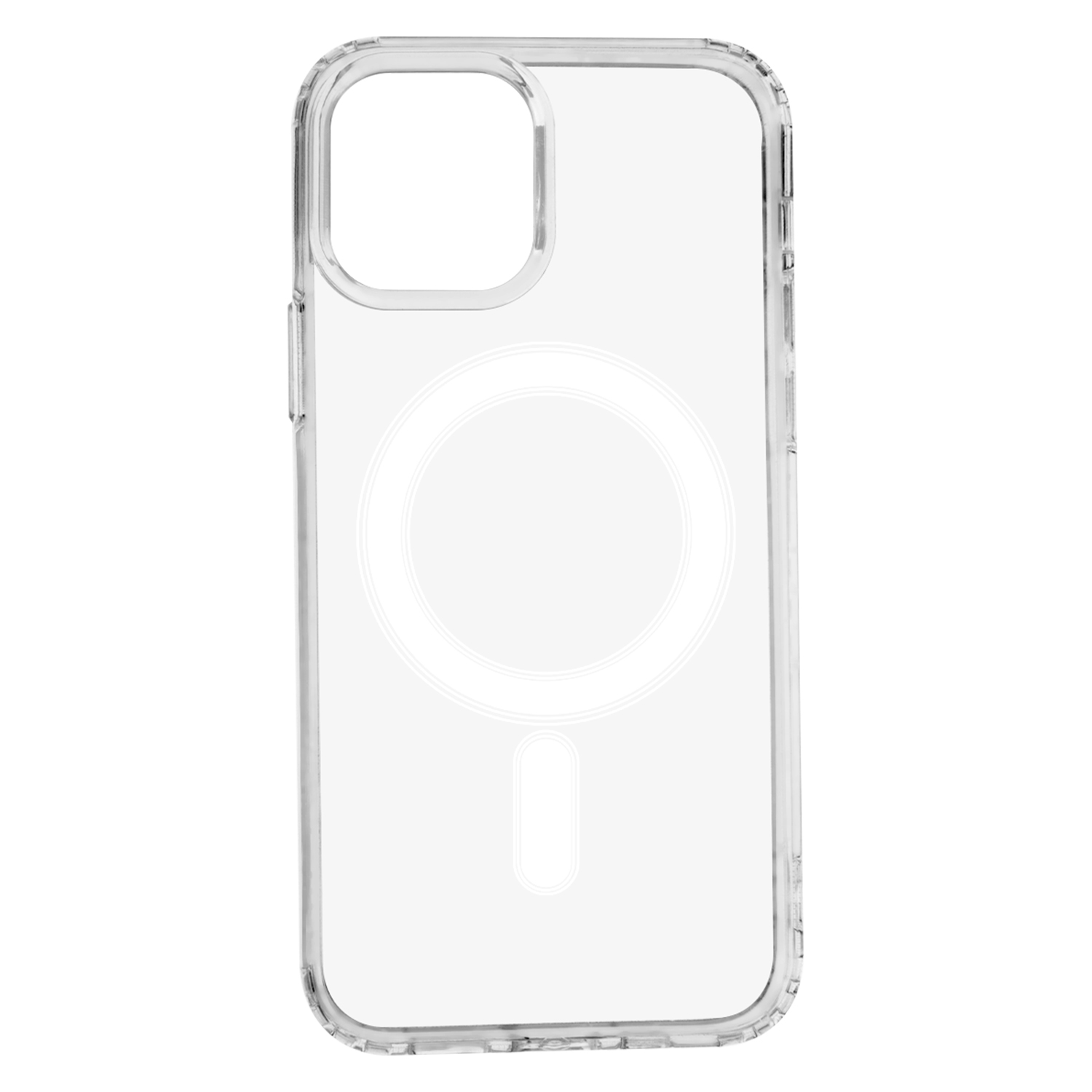 Anti Shock 1,5 mm Mag case for iPhone 12 / 12 Pro 6,1″ transparent big hole