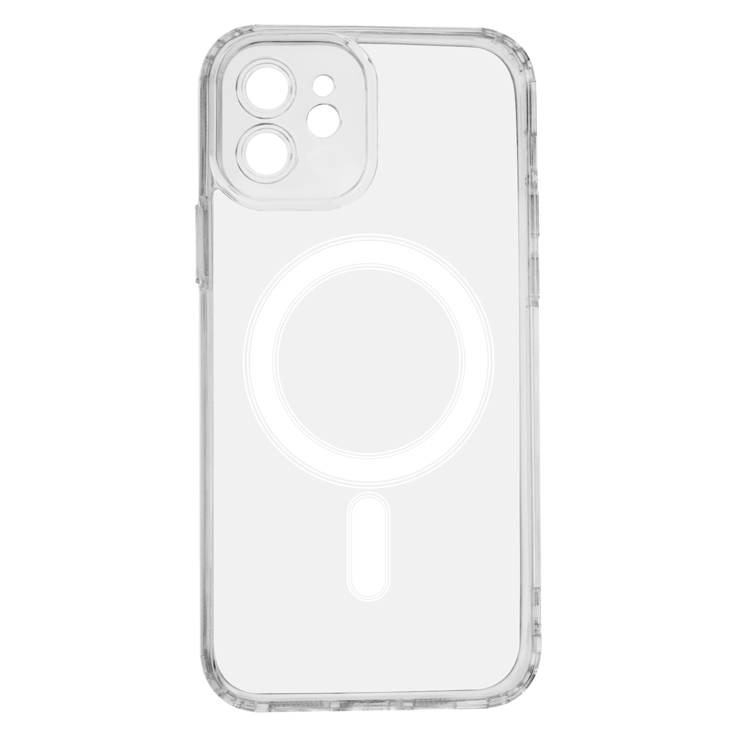 Anti-chock 1,5 mm Mag-fodral för iPhone 12 6,1″ med transparent kameraskydd