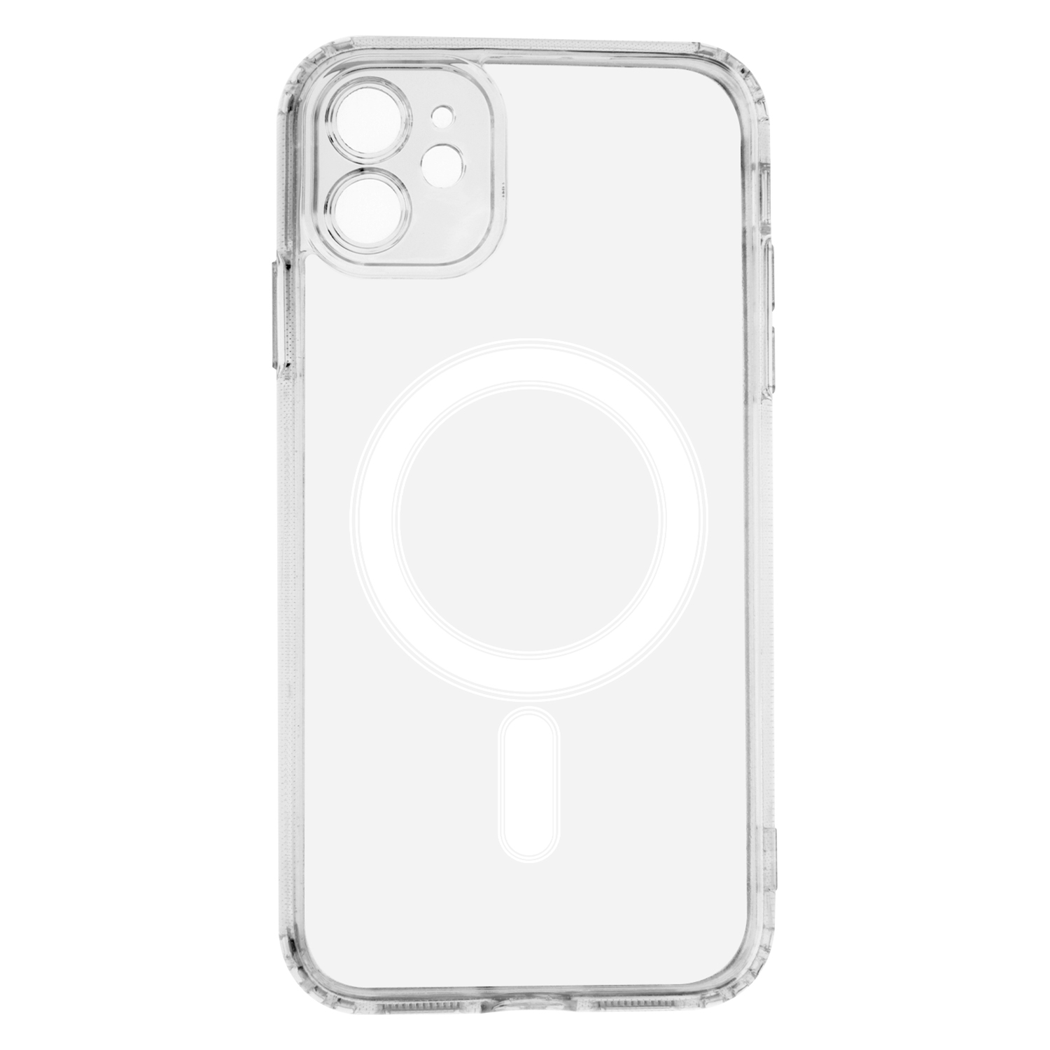 Anti Shock 1,5 mm Mag-fodral för iPhone 11 transparent kameraskydd