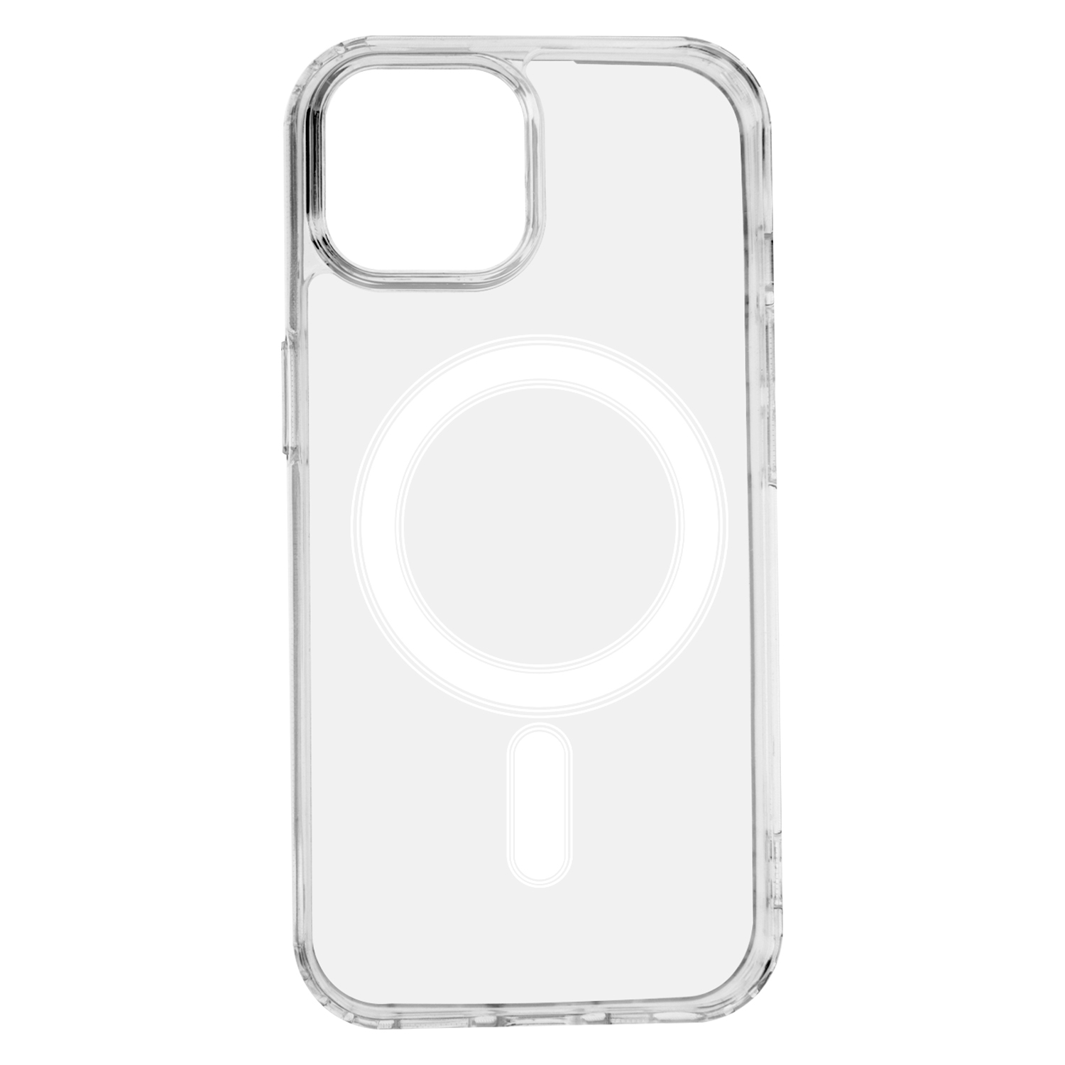 Anti Shock 1,5 mm Mag case for iPhone 15 6,1″ transparent big hole