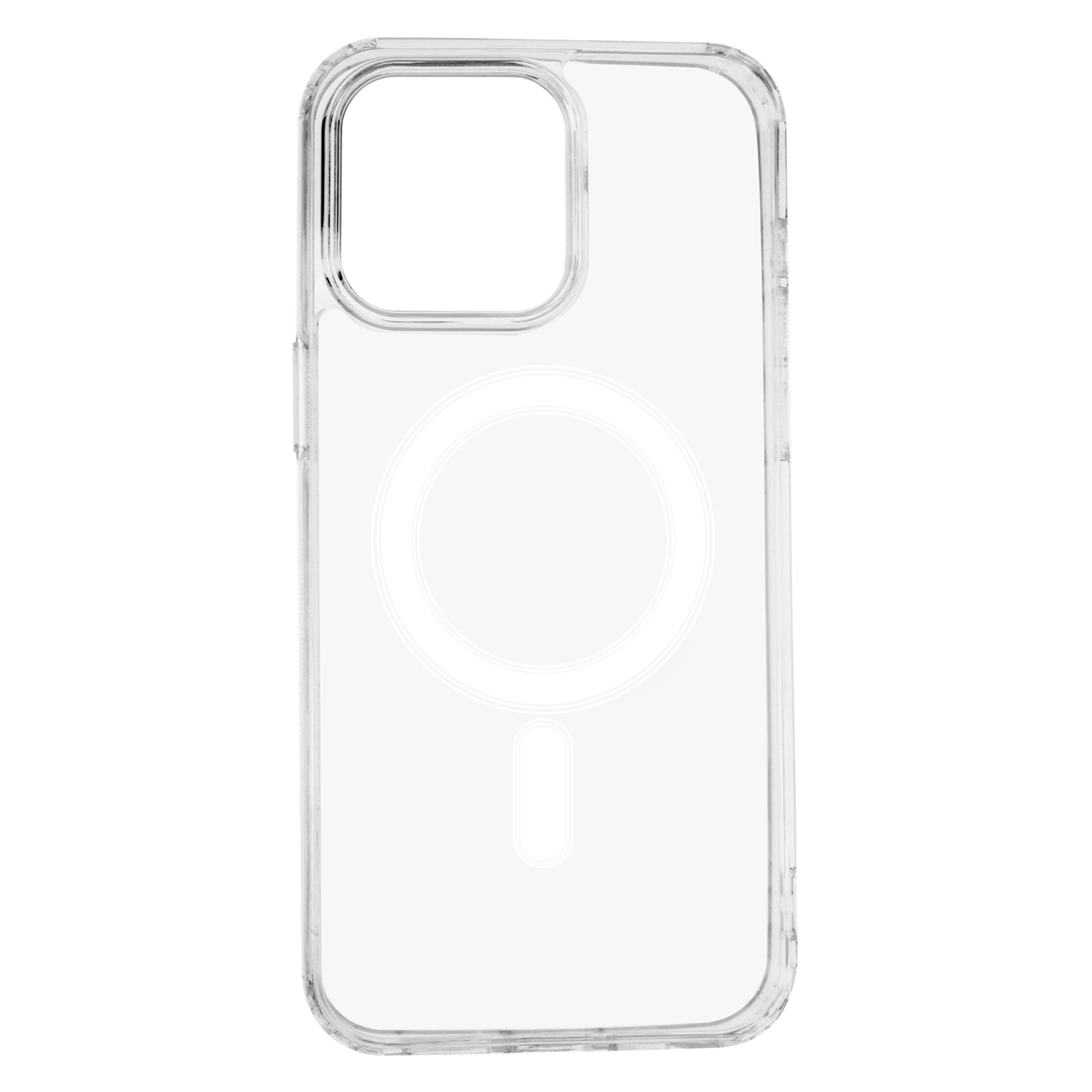 Anti Shock 1,5 mm Mag-fodral för iPhone 15 Pro Max 6,7″ transparent med stort hål