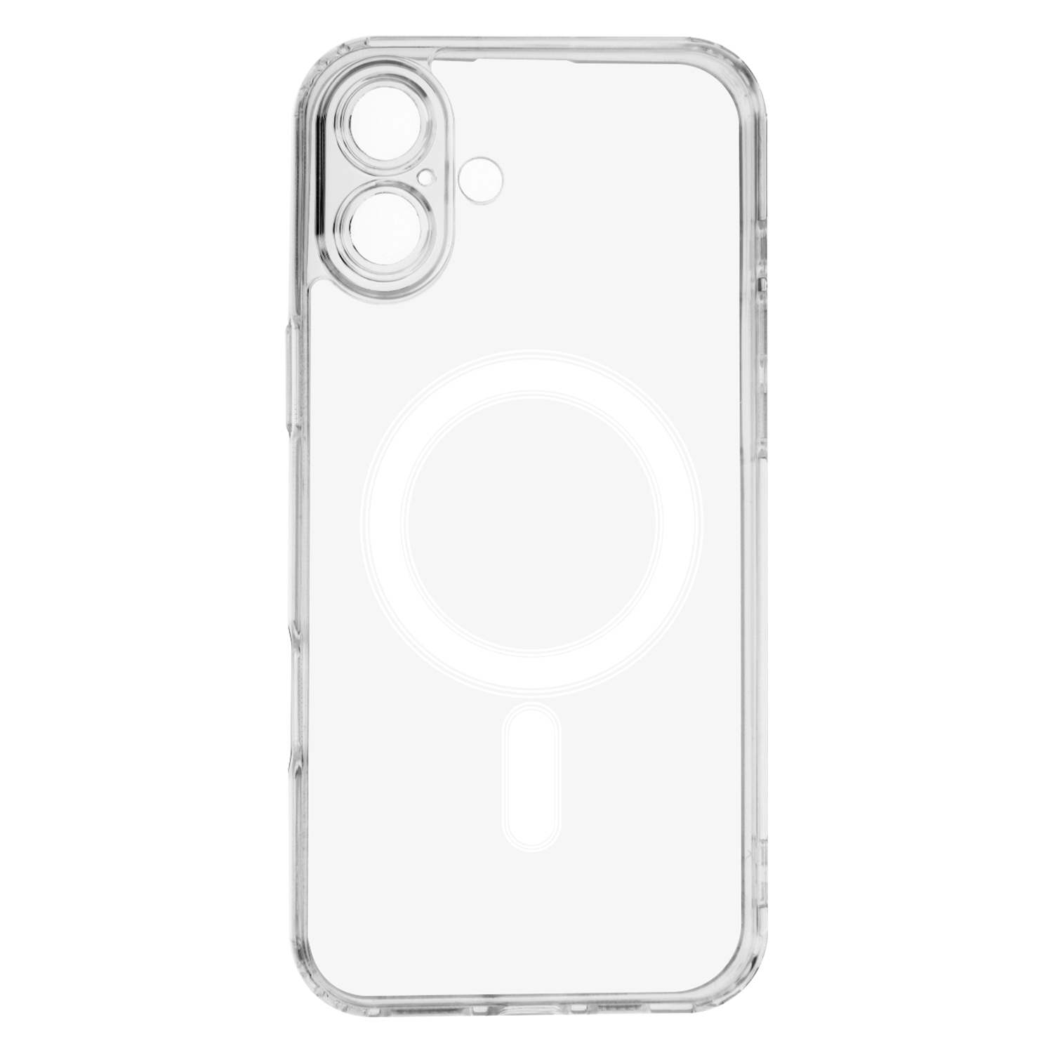 Anti Shock 1,5 mm Mag case for iPhone 16 6,1″ transparent camera protection