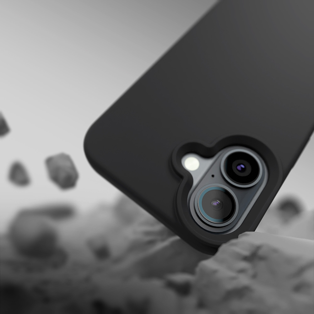 Etteri Silikon-Mag-fodral för iPhone 16e svart