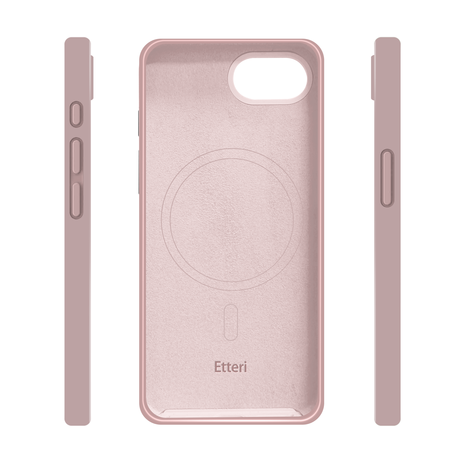 Etteri Silicone Mag-fodral för iPhone 16e ljusrosa