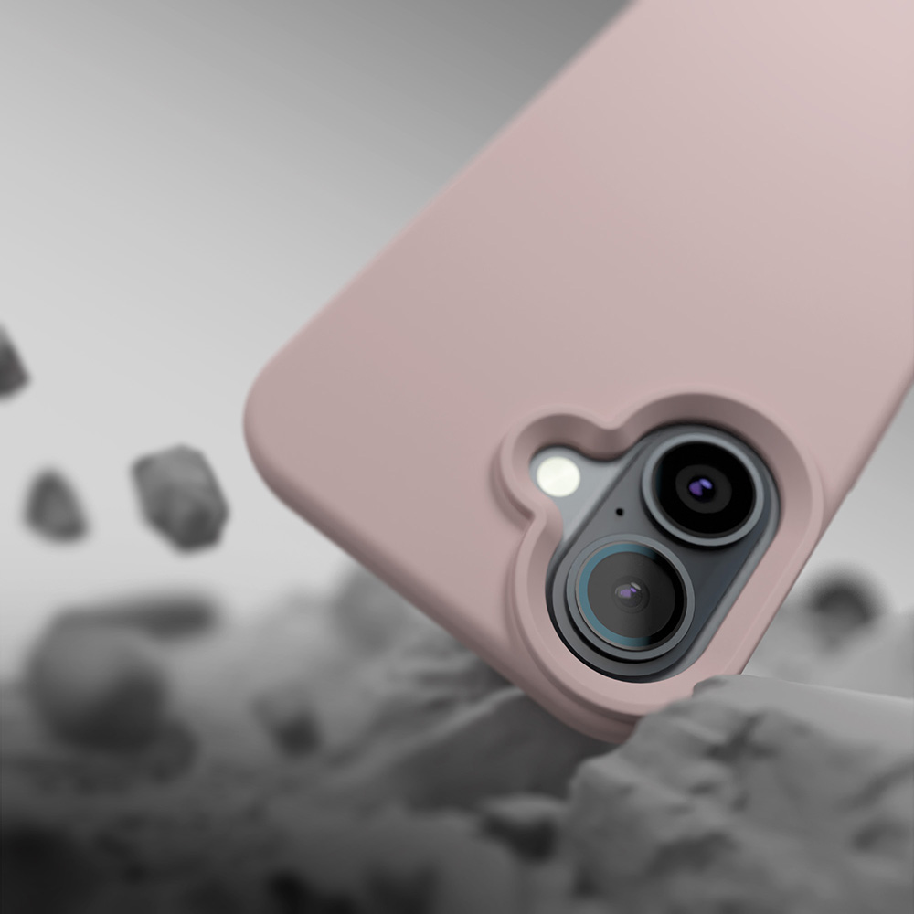 Etteri Silicone Mag-fodral för iPhone 16e ljusrosa