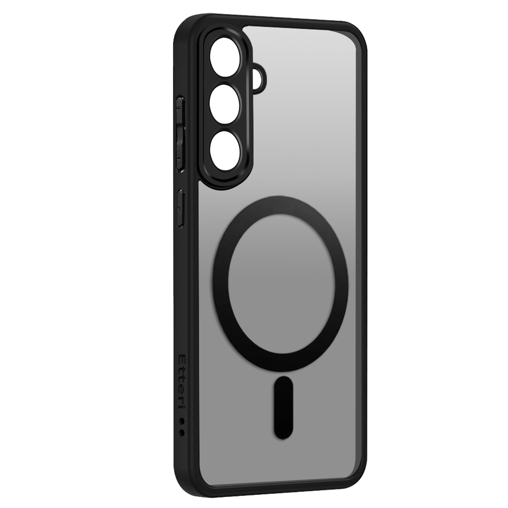 Etteri Matt Mag-fodral för Samsung Galaxy A55 5G i svart