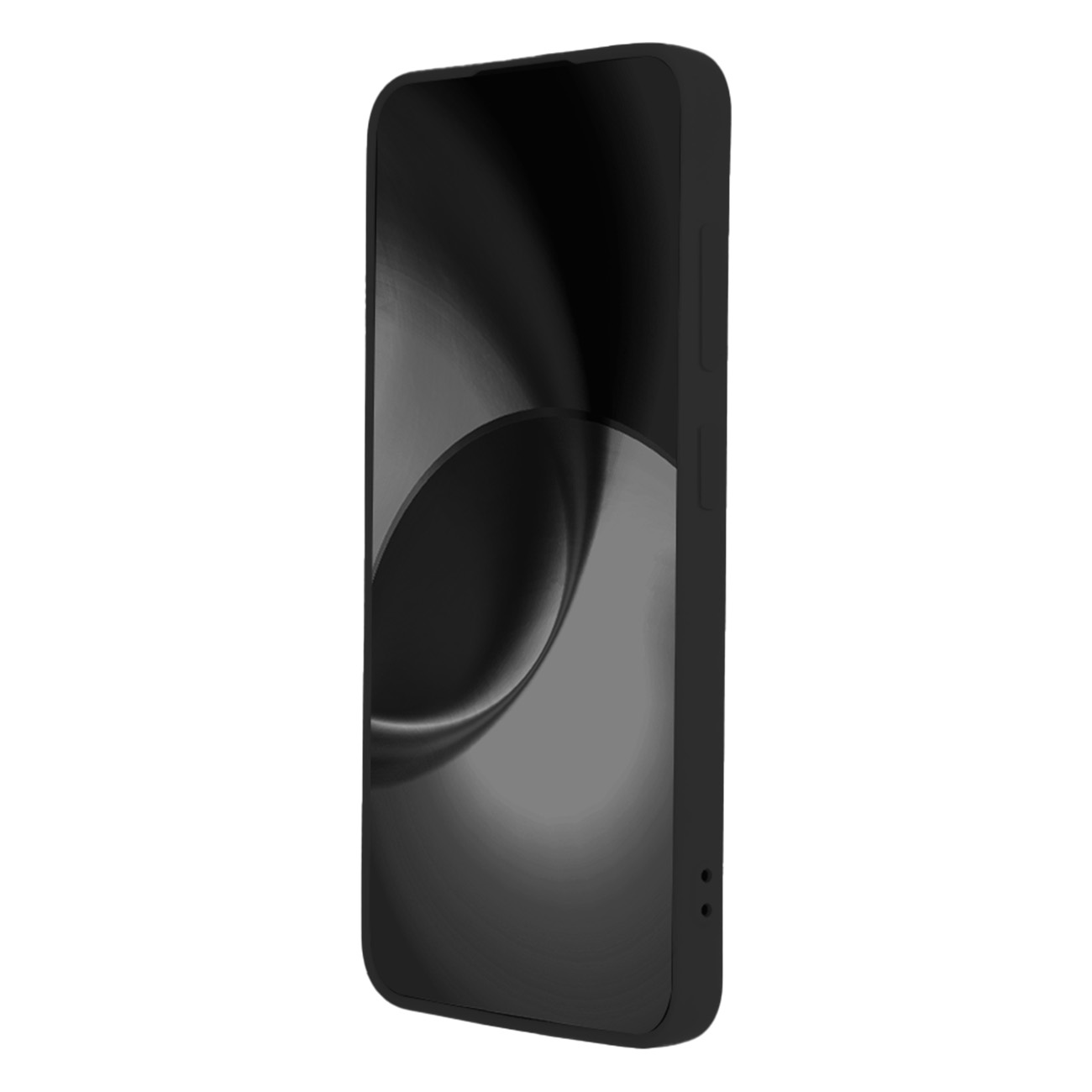 Fingeravtrycksskyddsring iPhone 16 Pro-fodral svart