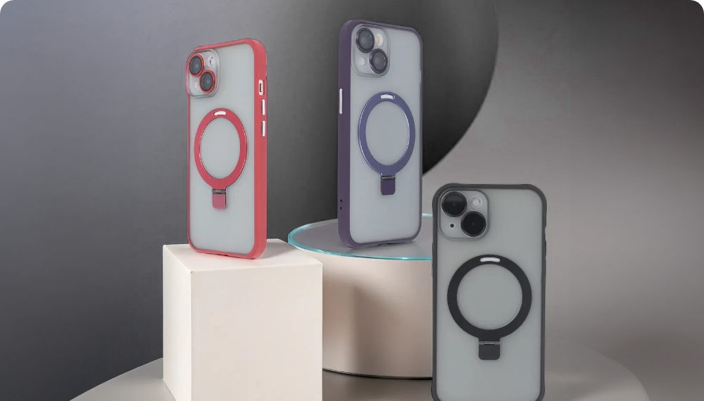 Ring Secure Mag-fodral för iPhone 13 6,1″ i lila