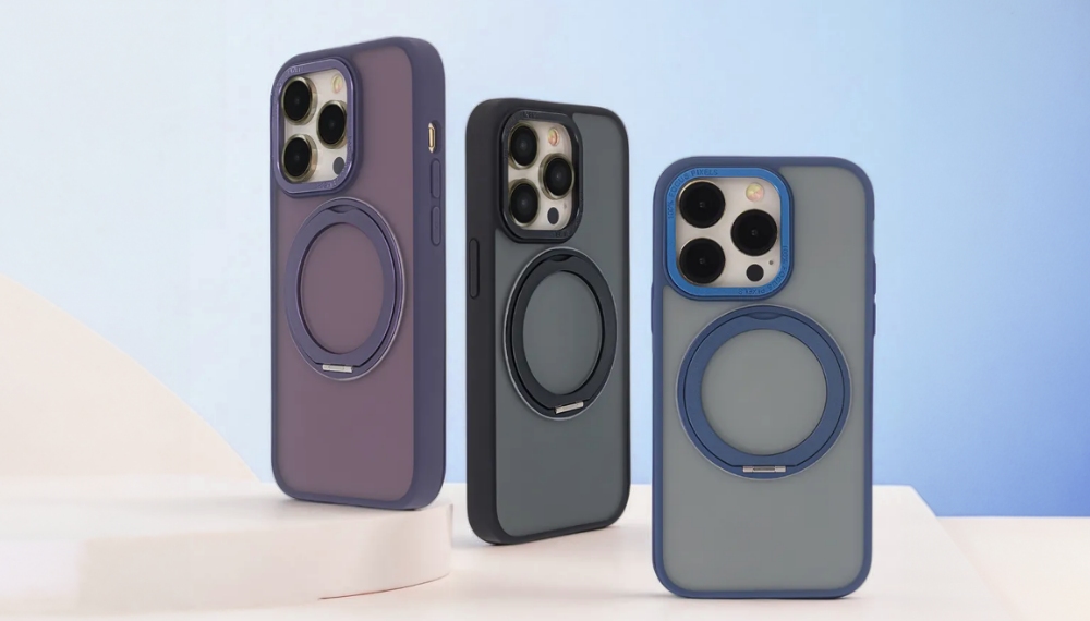 Säkert roterande magfodral för iPhone 12 / 12 Pro 6,1″ i svart