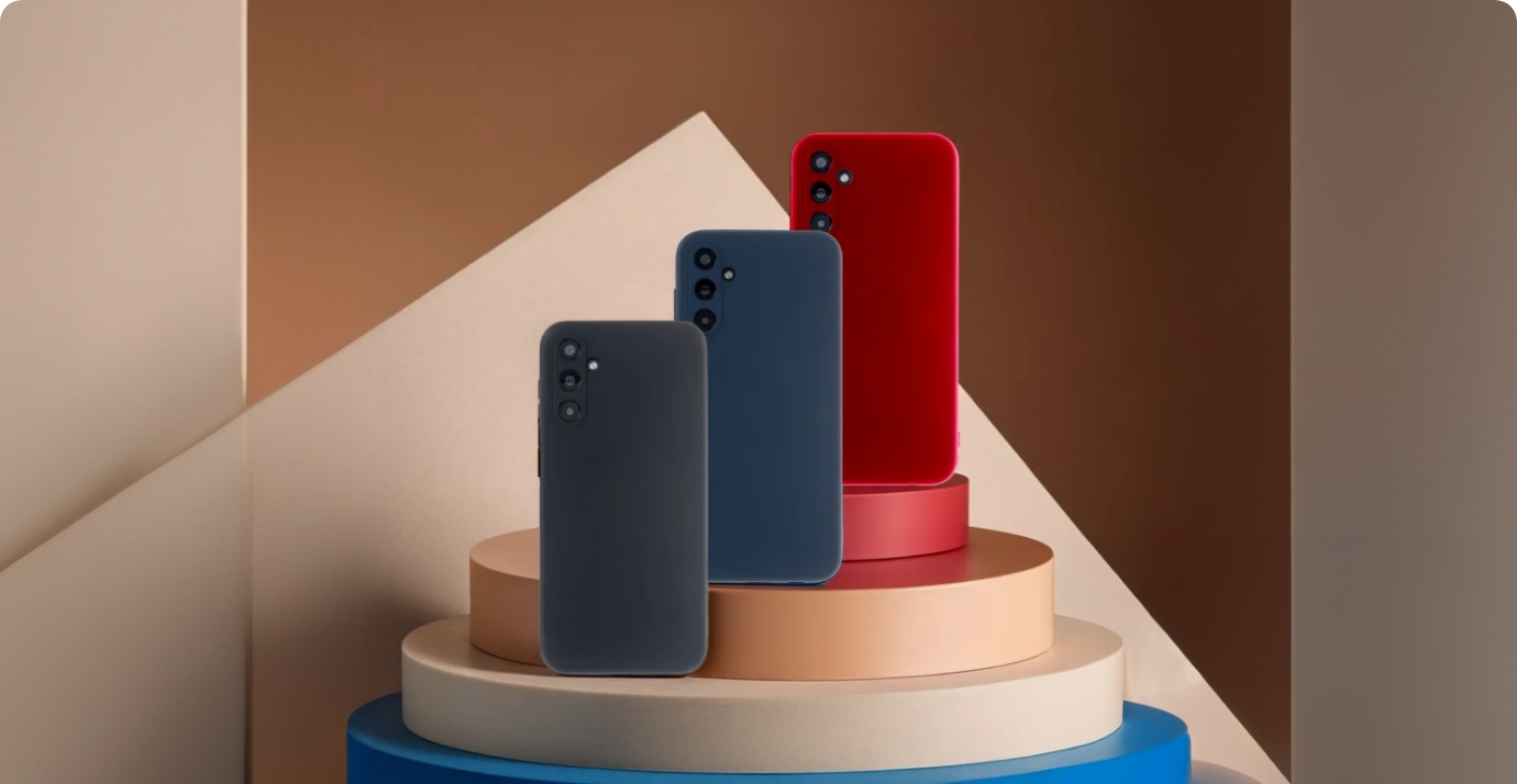 Silikon mjukfodral för Samsung Galaxy S24 Plus i svart